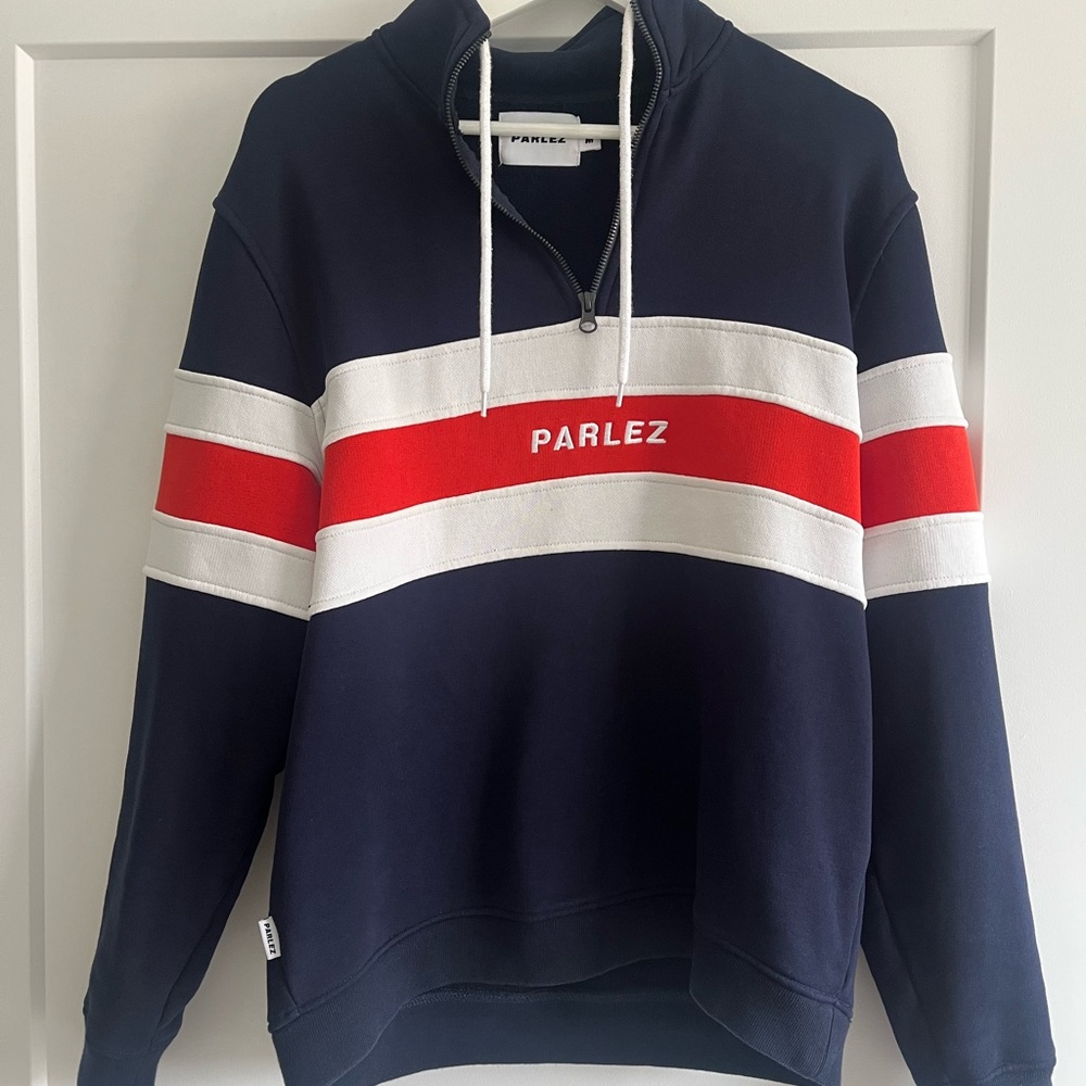 Drawstring Quarter zip Sweatshirt